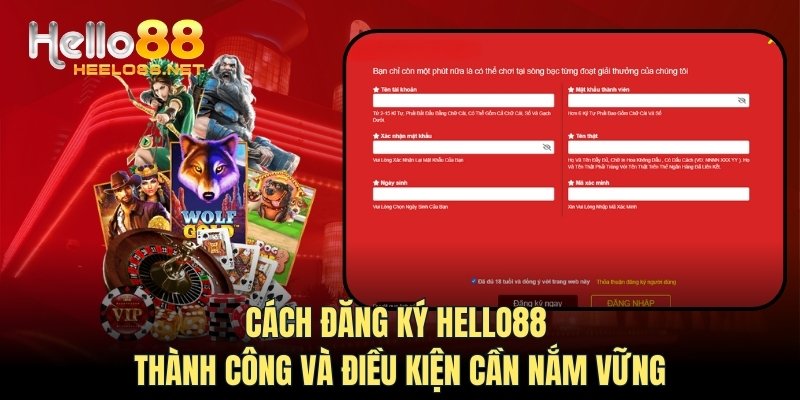 Hướng dẫn cách đăng ký HELLO88 dễ truy cập