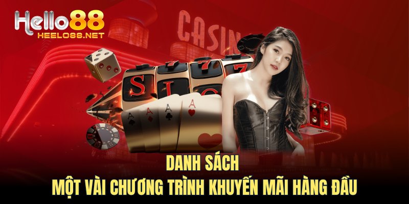 Danh sách một vài chương trình khuyến mãi hàng đầu